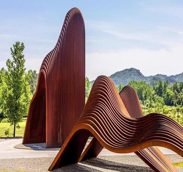 市南锈钢板造型